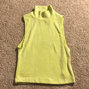 Neon green/yellow with no sleeves